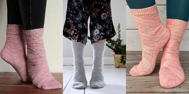 [Вяжи.ру] Вязание носков от мыска Viseria Sock (Leeni Hoi)