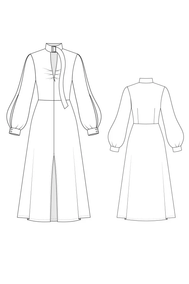 Платье 0425. Размеры 40-52, рост 164. (La'Forme)