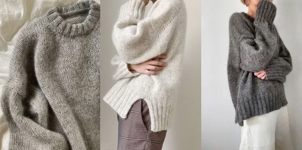 [Вяжи.ру] Джемпер оверсайз с японским плечом Sweater no.14 (My Favourite Things)