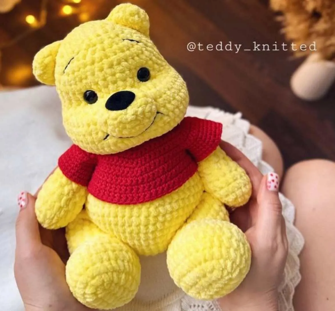 [teddy_knitted] Винни-Пух (Дарья Киселёва)