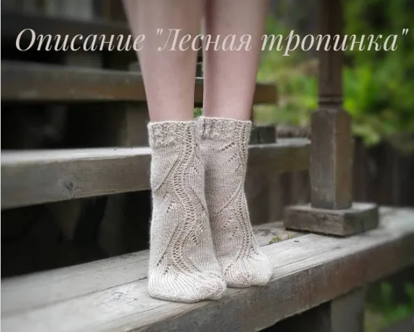 Носки Лесная тропинка (theknittingpage)