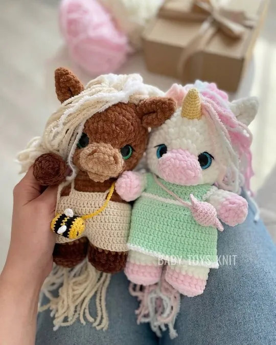 [Baby_toys_knit] Гривушки (Карина Идиятуллина)