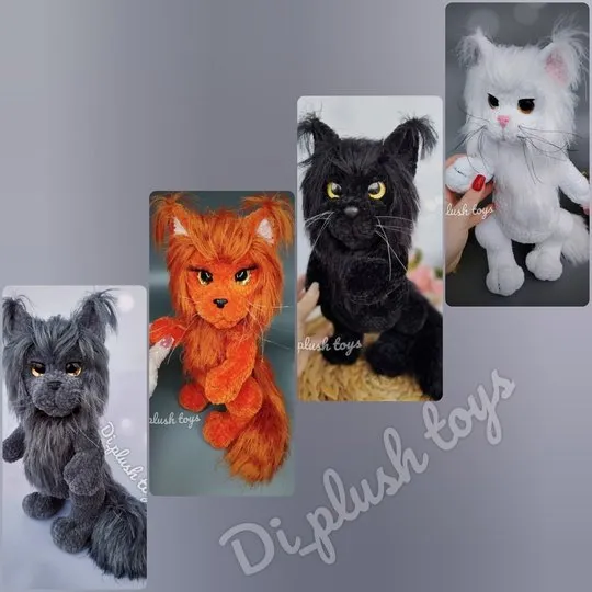 [Di_plush toys] Кот Мейн-кун (Диана Шестопалова)