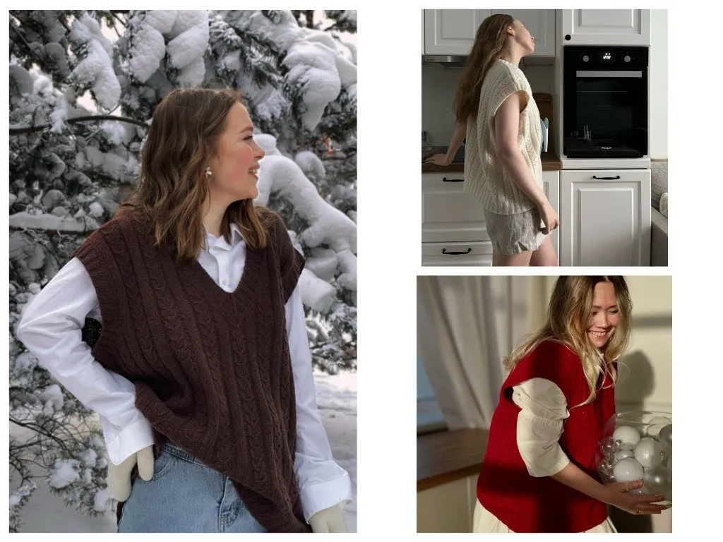 [maleeva.knits] Жилет Everyday (Дарья Баруздина)