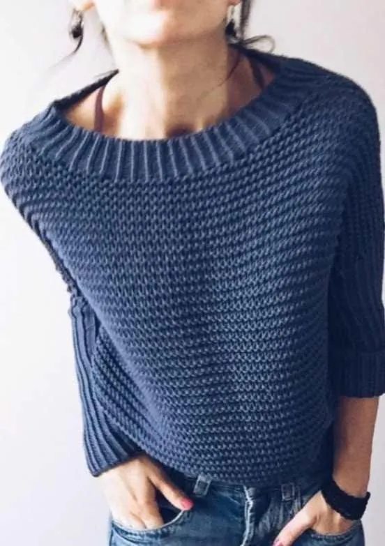 [elenlovesknit] Джемпер EasyJeansJumper (Елена Королева)