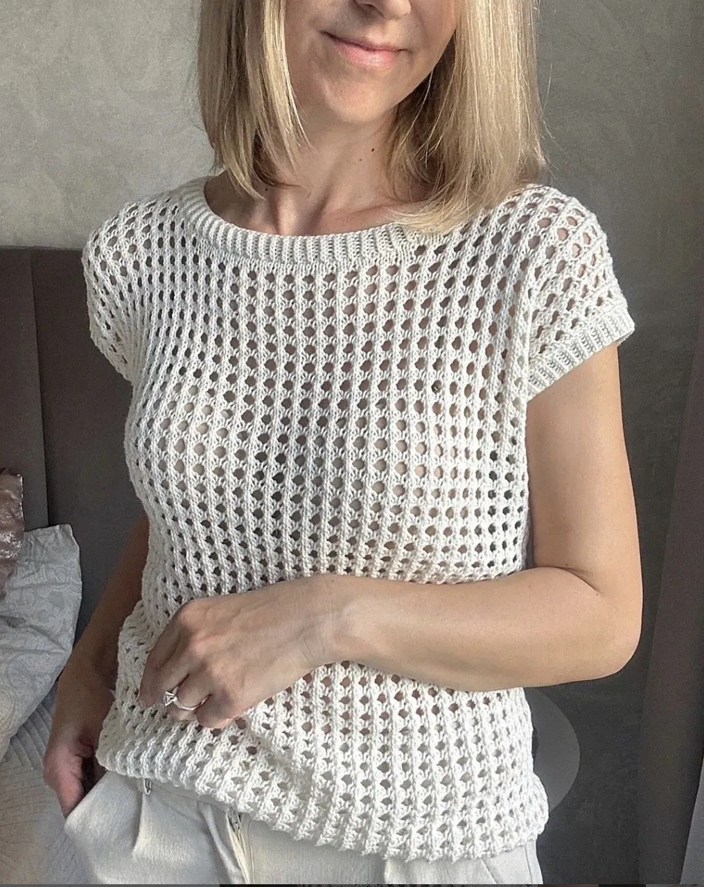[avgustina_knit] Джемпер сетка (Юлия Гнатовская)