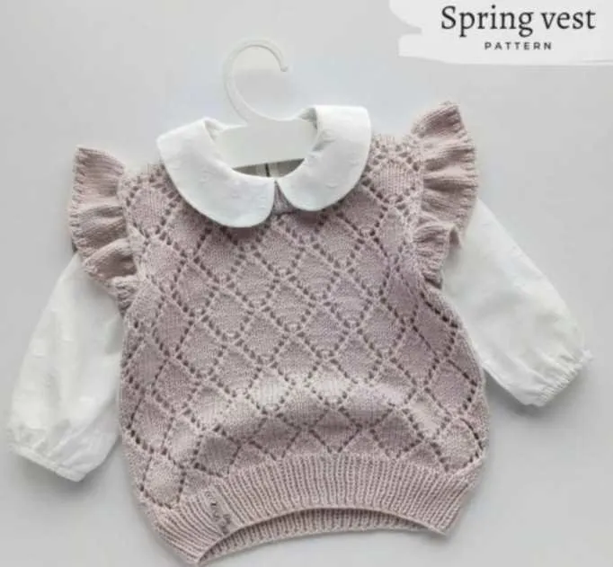Жилет с рюшами Spring vest (ola_lukola)