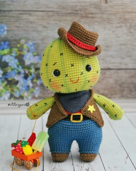 [KlaraGuruToys] Кактус Ричи (Клара Гуржий)