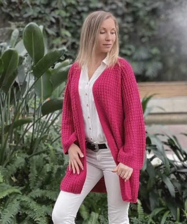 [NatalyCrochetDesign] Кардиган Бургундия (Наталья Яковлева)