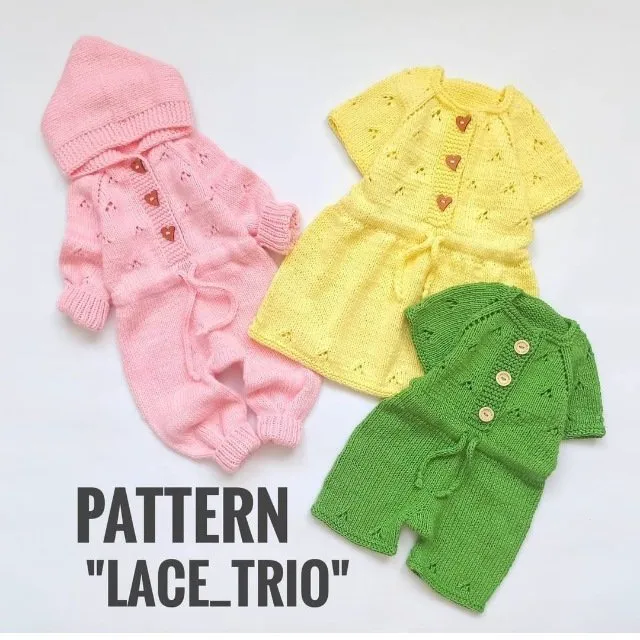 3 в 1 Lace_trio (комбинезон, комбишорты, платье) (lfilicheva_knitting)