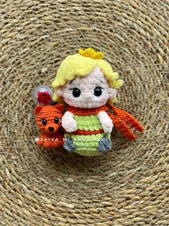 [zayka_mi_amigurumi] Маленький принц и лис (Миранда Стешакова)