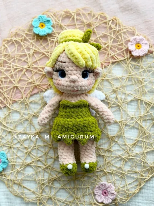 [zayka_mi_amigurumi] Фея Динь-динь (Миранда Айвазян)