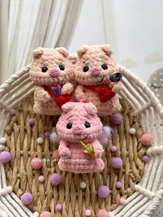 [zayka_mi_amigurumi] Свинка (Миранда Стешакова)
