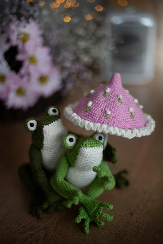 [dorogina_toys] Лягушка и зонт (Елена Дорогина)