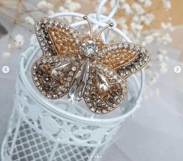 Брошь Бабочка (brooch_from_stars)