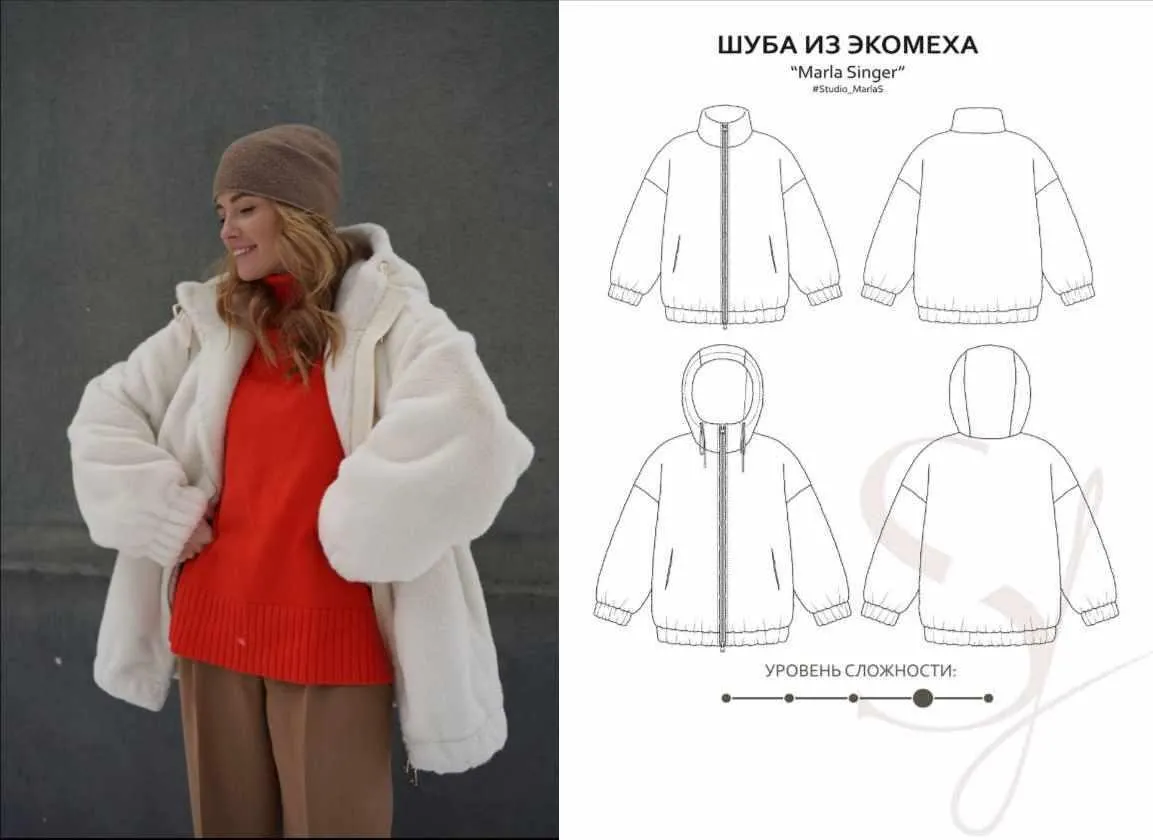 [Studio.Yusupova] Шуба Marla S. Размеры 42-52. Рост 162-166 (Кристина Юсупова)