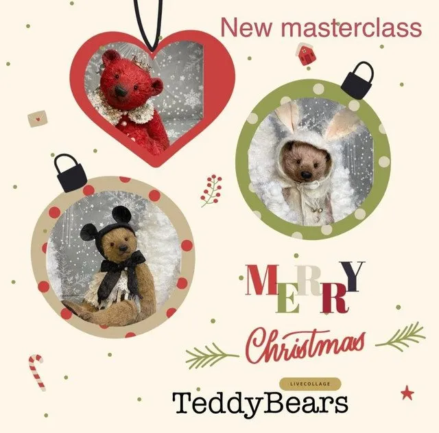 Рождественские медведи. Merry Christmas TeddyBears (Татьяна Садовская)