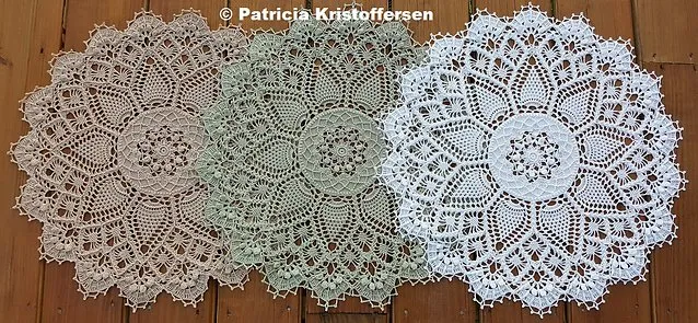 Салфетка Pineapple Song 2, 3, and 4 Doily  (Patricia Kristoffersen)