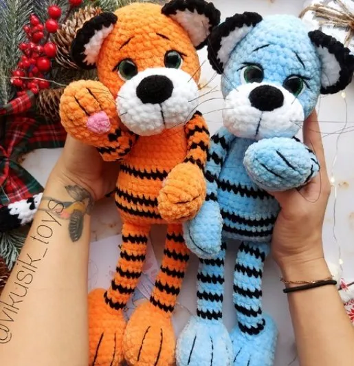 [Vikusik_toys_MK] Тигренок Тим (Виктория Кравченко)