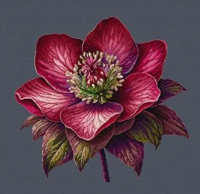 [yermakova.cross_stitch] Чемерник