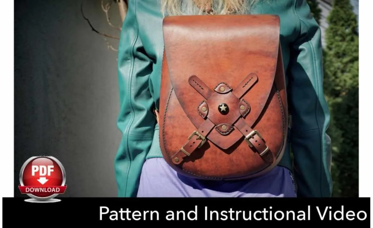 [DieselpunkRo] Кожаный рюкзак Crossbody