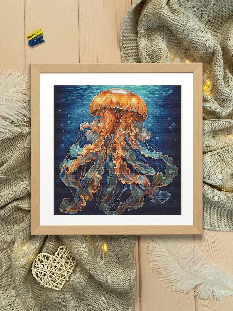 Схема вышивки крестом Медуза (yermakova.cross_stitch)