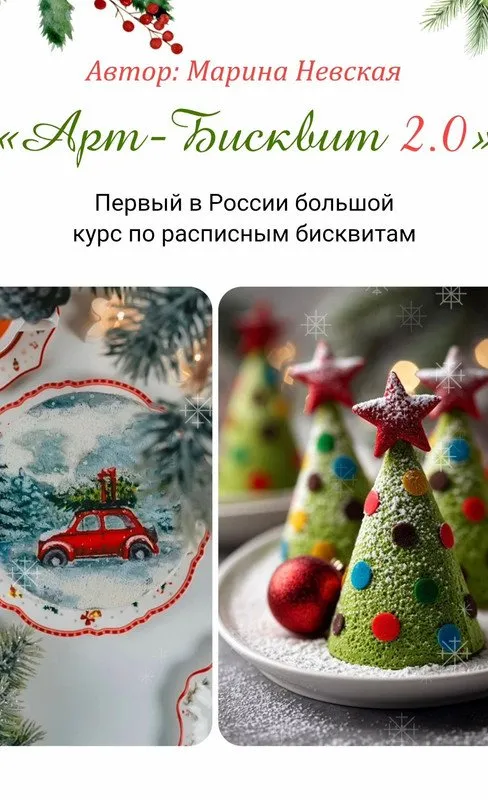 [Nebesnii_mindal] Арт-бисквит 2.0. Первый в России большой курс по расписным бисквитам.Тариф полный PRO (Марина Невская)