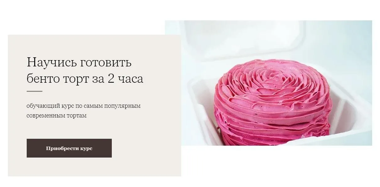 Бенто торт. Научись готовить бенто торт за 2 часа (Марина Мелконян)