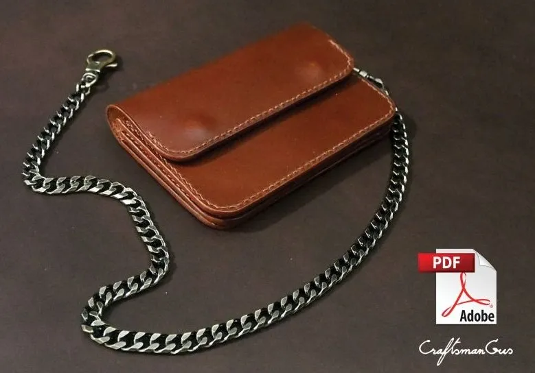 Выкройка кожаного кошелька «Trucker Wallet» (Craftsmangus)