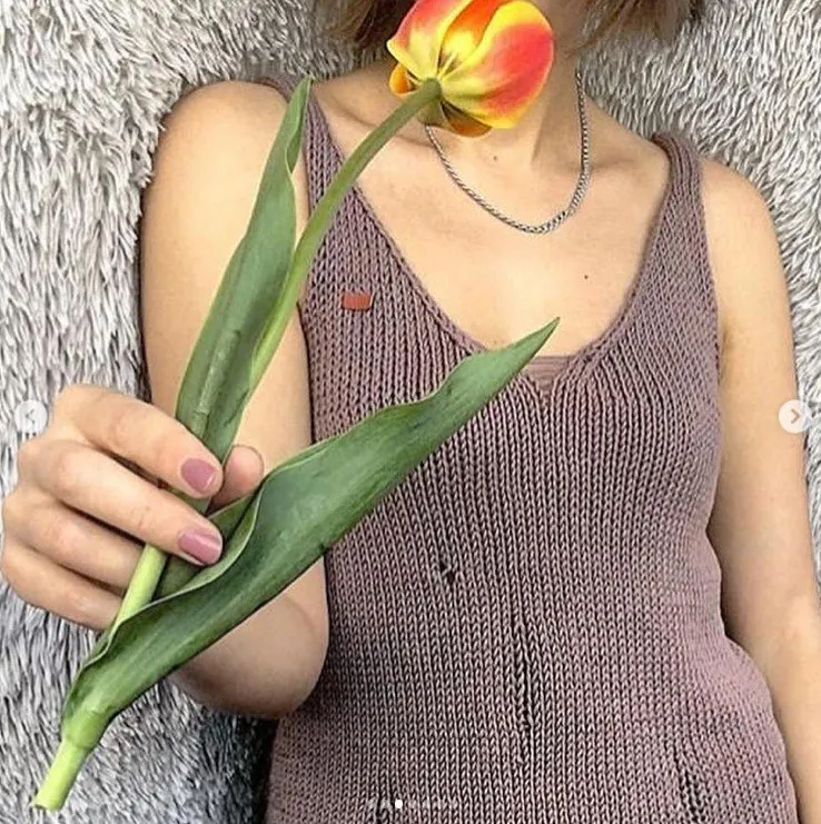 [Вязание] МК Летний топ Street top (bydashylia)