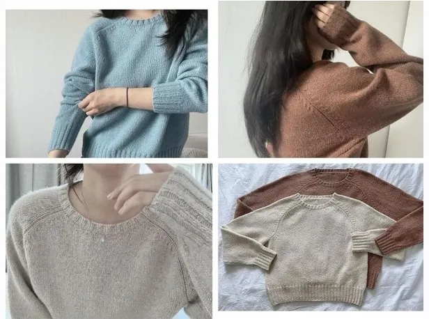 [Вяжи.ру] Модный свитер с анатомическим регланом спицами Need More sweater (Nanhee Myung)