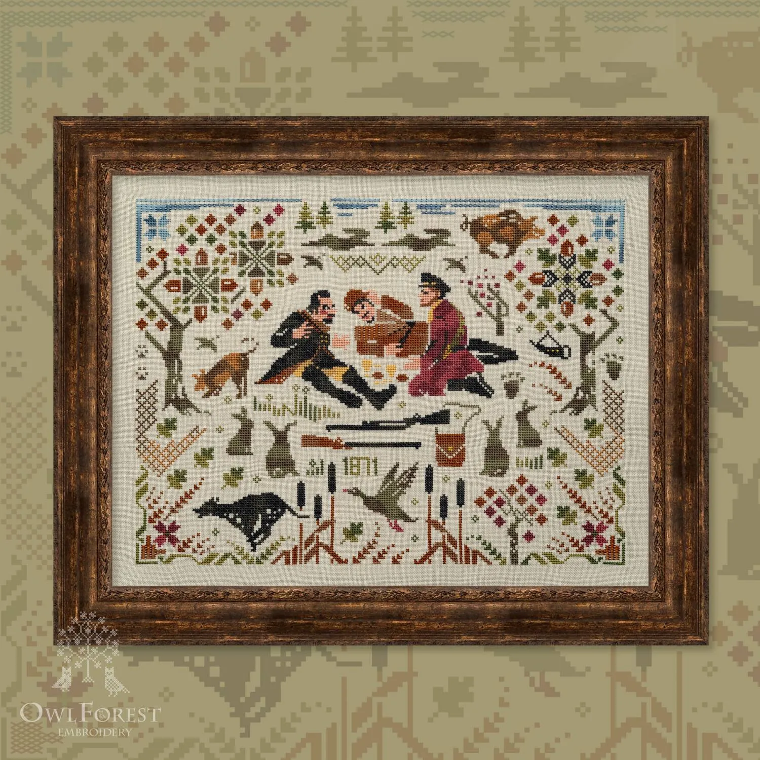 Охотничьи байки (OwlForest Embroidery)