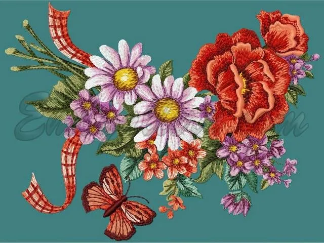 Дизайн машинной вышивки «Майский Рассвет»_180X300MM [embgallery]