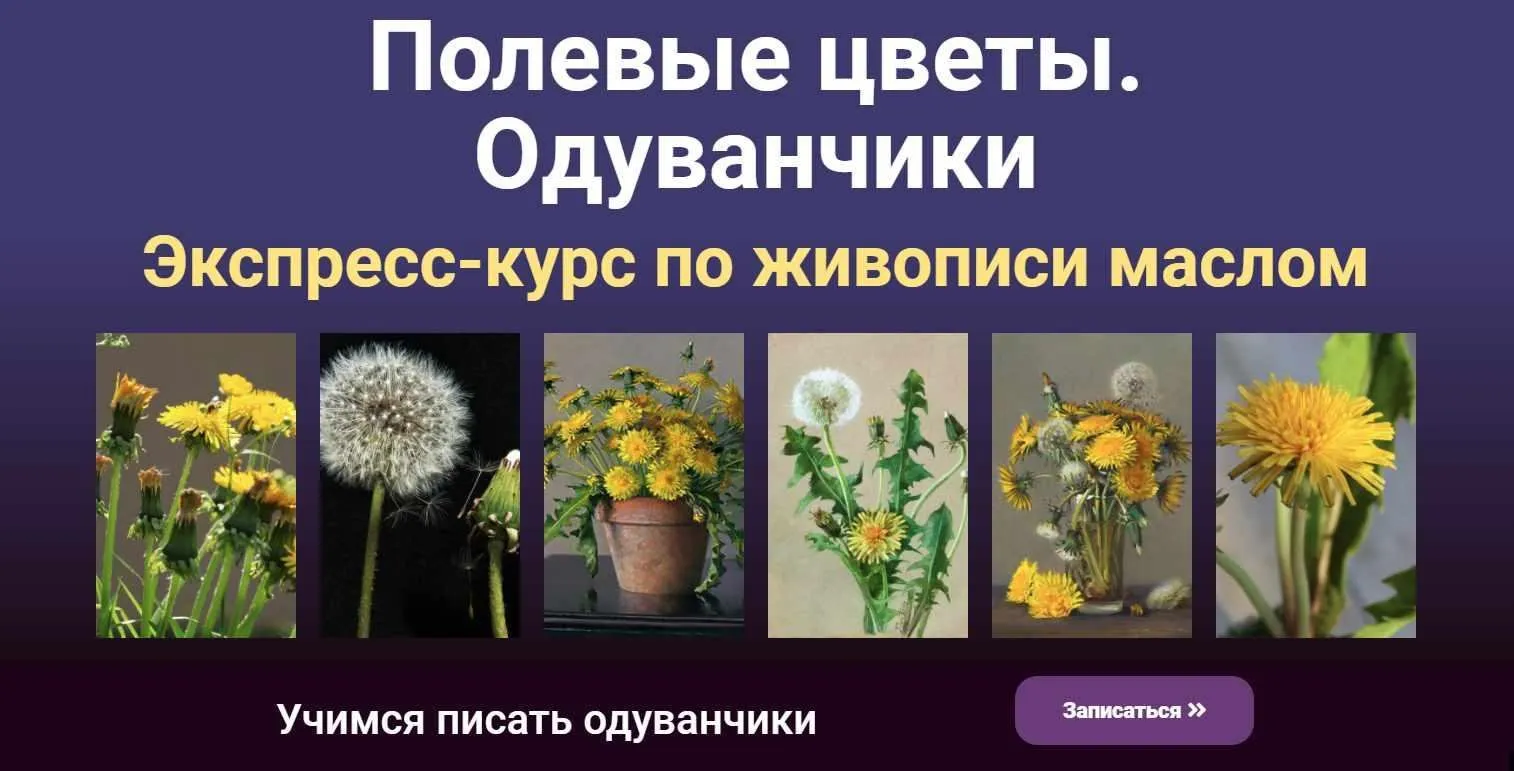 [ZArtSchool] Полевые цветы. Одуванчики (Татьяна Зубова)