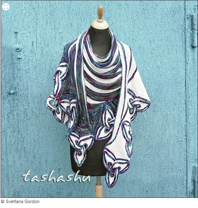 [Ravelry] Шаль Charmed Shawl (Светлана Гордон)