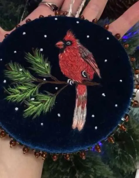 [Fairy Embroidery] Кардинал (Ирина Кириллова)
