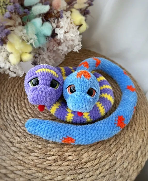 [grebneva_toys] Крючком Змейки (Светлана Гребнева)