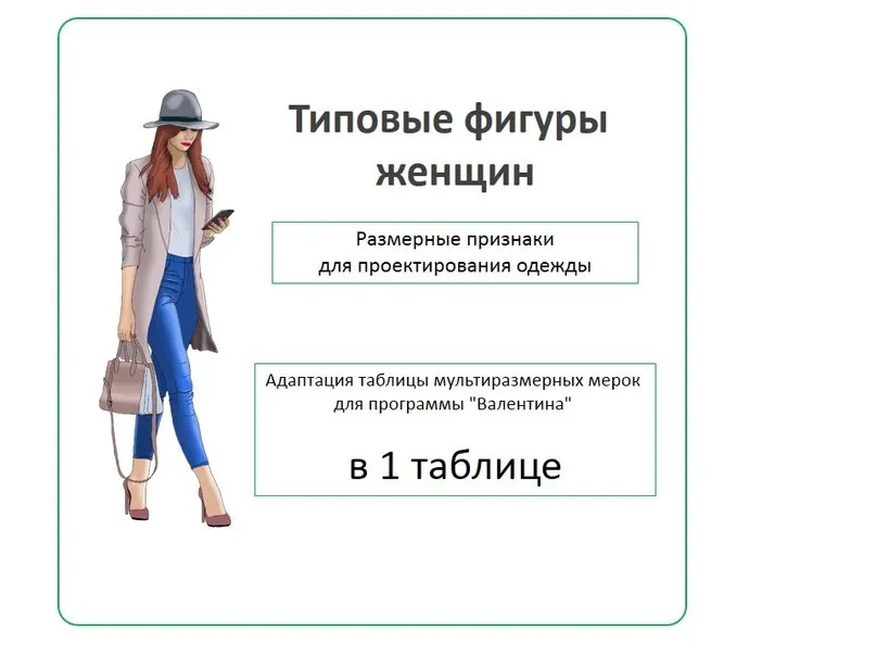 [smart pattern] Типовые фигуры женщин. Размерные признаки для проектирования одежды 2003 (Ольга Краснящих)