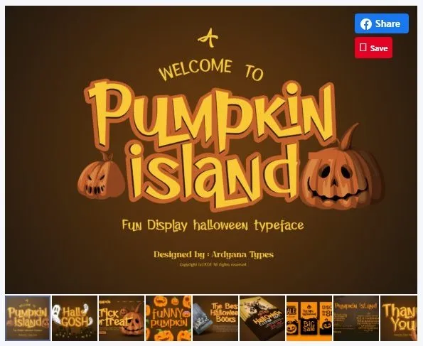 [Creativefabrica] Pumpkin Island Font