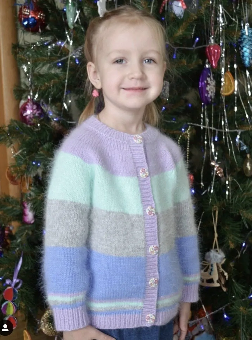 Кардиган детский striped stories (alexa_knitter)