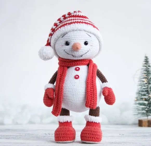 Снеговик Снежа (cute_toys_by_vera)