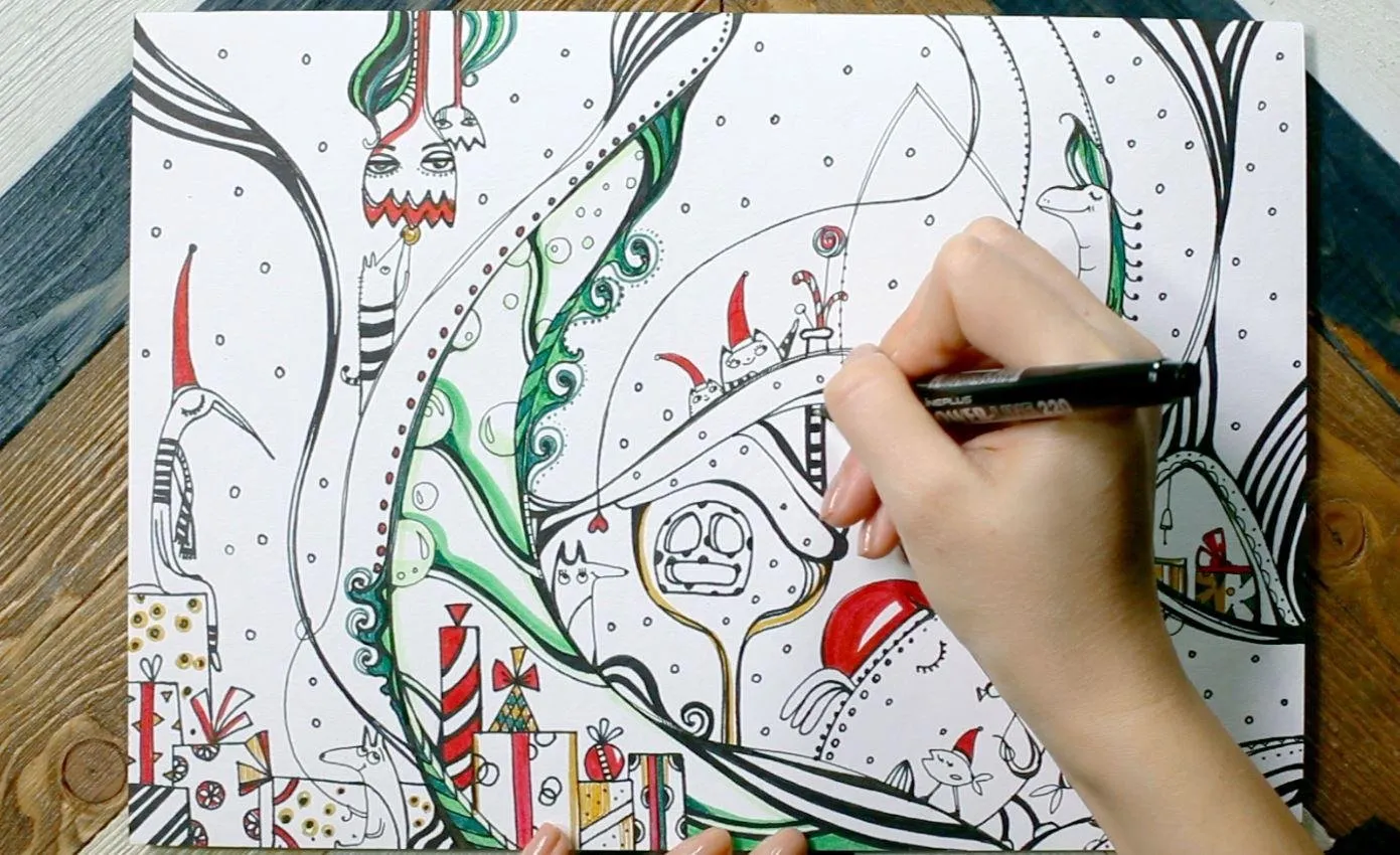 [Sketch Park] Новогодняя история (Мария Мусиенко)