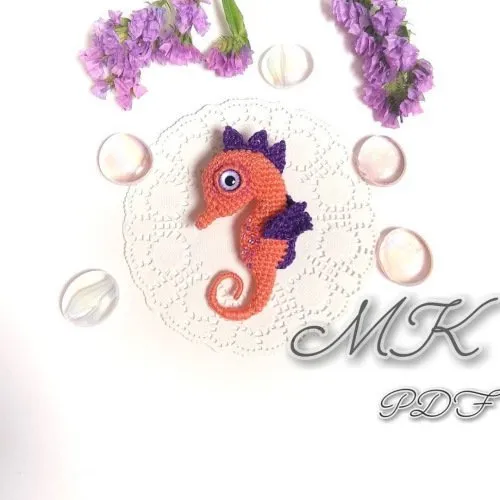 брошь Морской- конек (mavdrik_toys)