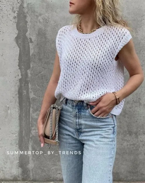 [trends_knitting] Топ Summertop (Наталия Панасюк)