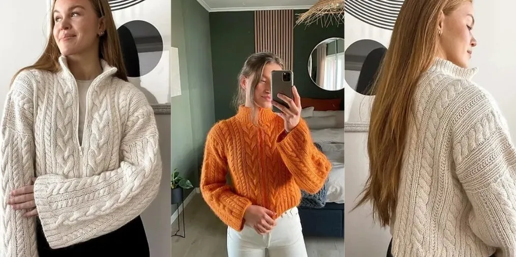 [Вяжи.ру] Кардиган на молнии Storm Cardigan