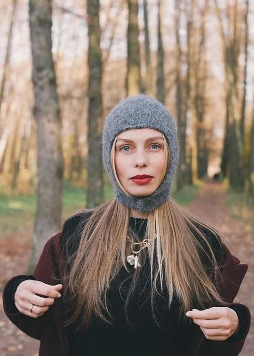 Шапка Ушанка с огоньком (Маргарита Терехова)