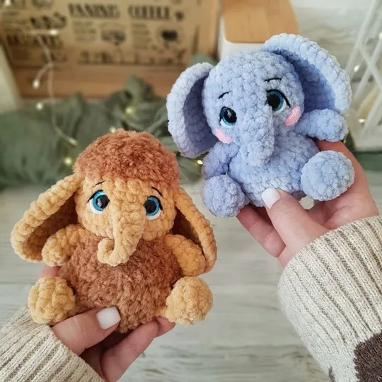 [Chirka_toys] Слонёнок и Мамонтёнок (Екатерина Чиркова)