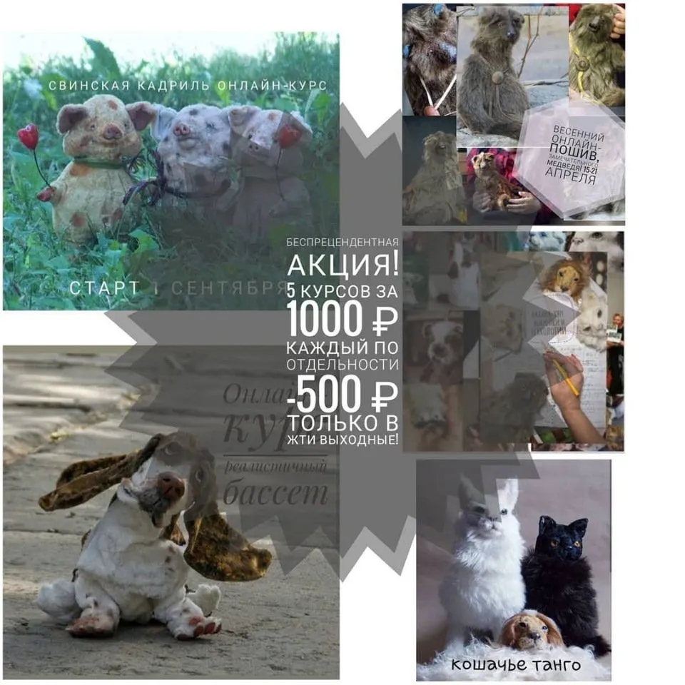 [Тедди] 5 суперских курсов от annaartpolo (Анна Степанова)