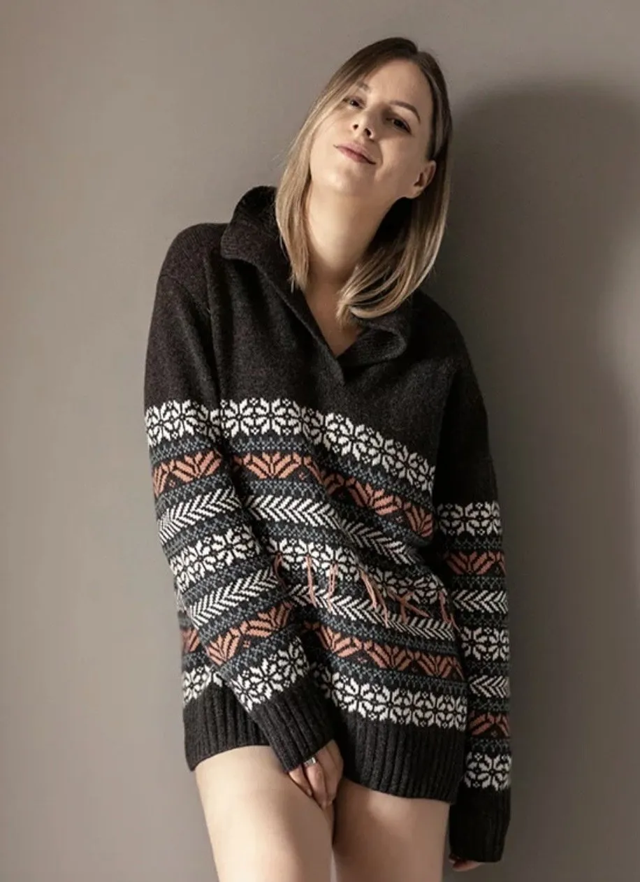 [flight_knit_eat_repeat] Жаккардовое поло (Елена Харлап)