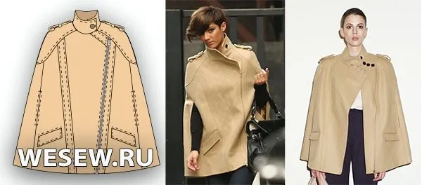 [wesew.ru] Пальто-кейп – модная и практичная одежда для весенней погоды